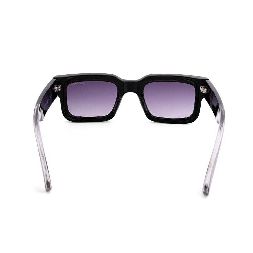 Almaty | Black Wayfarer Sunglass - (ZAADWFAMBLK0011)