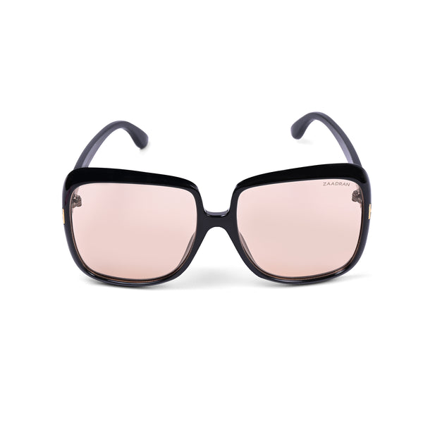 Phillipines | Black Peach Transparent T Oversize Sunglass