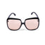 Phillipines | Black Peach Transparent T Oversize Sunglass