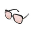 Phillipines | Black Peach Transparent T Oversize Sunglass