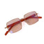 Valencia | Golden Peach Wayfarer Sunglass