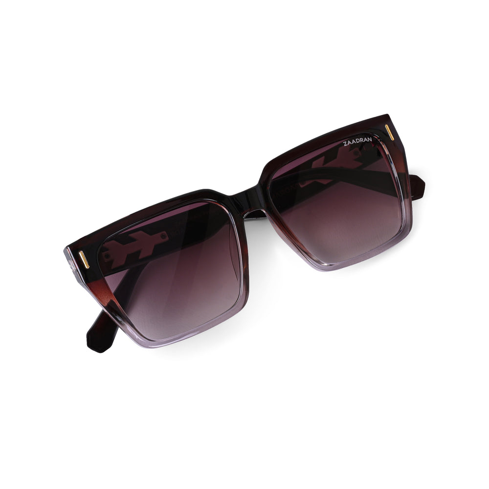 Madrid | Brown White Arrow Wayfarer Sunglass