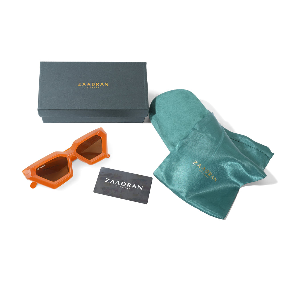 Vanco | Orange Cateye Aviator Sunglass