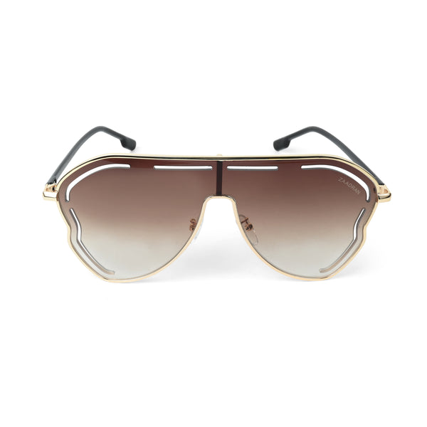 Osaka | Golden Brown Dual Tone Aviator Sunglass