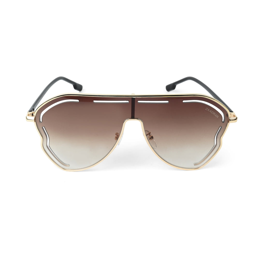Osaka | Golden Brown Dual Tone Aviator Sunglass