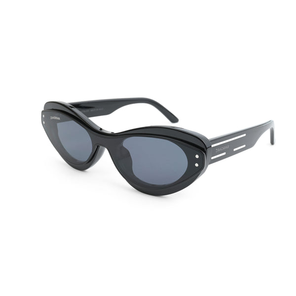 Curv | Black Silver Cateye Sunglass