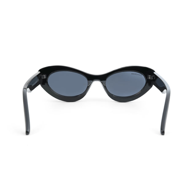 Curv | Black Silver Cateye Sunglass