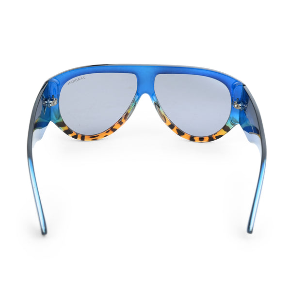 Cuba | Blue Leopard T Aviator Sunglass