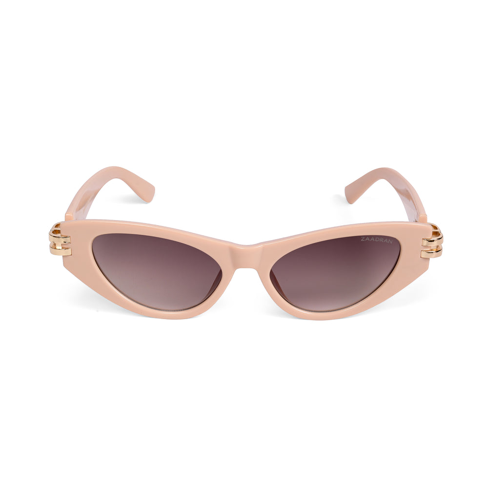 Diva | Peach Golden Cateye Sunglass