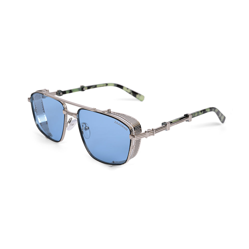 Sweden | Silver Blue Aviator Sunglass