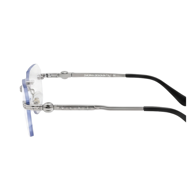 Dominica Silver Blue Transparent Sunglass