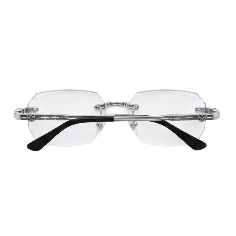 Dominica Silver Blue Transparent Sunglass