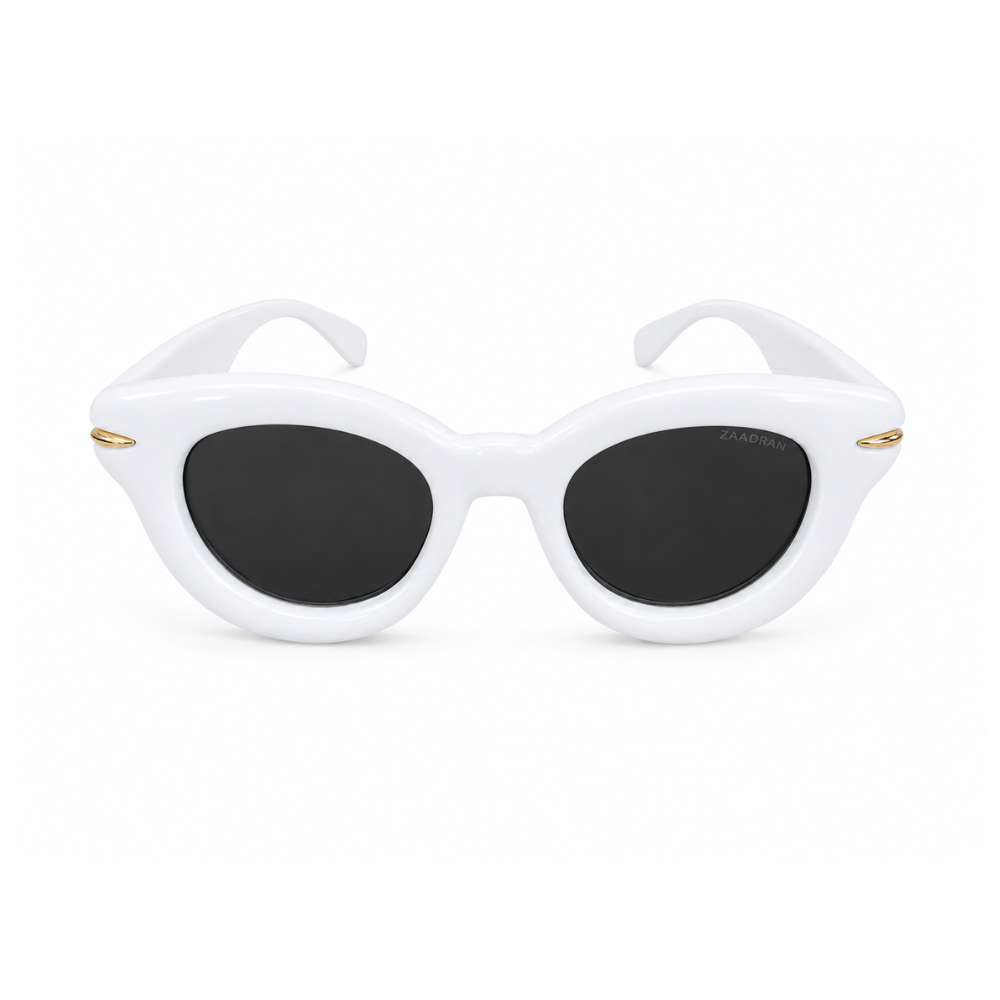 Monaco | White Cateye Sunglass