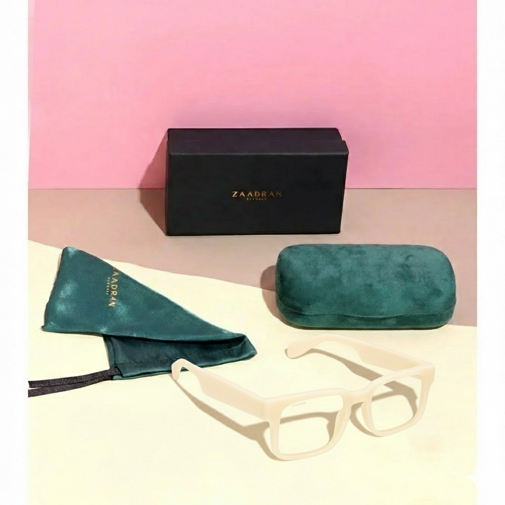 Argentina | Cream Transparent Wayfarer Sunglass