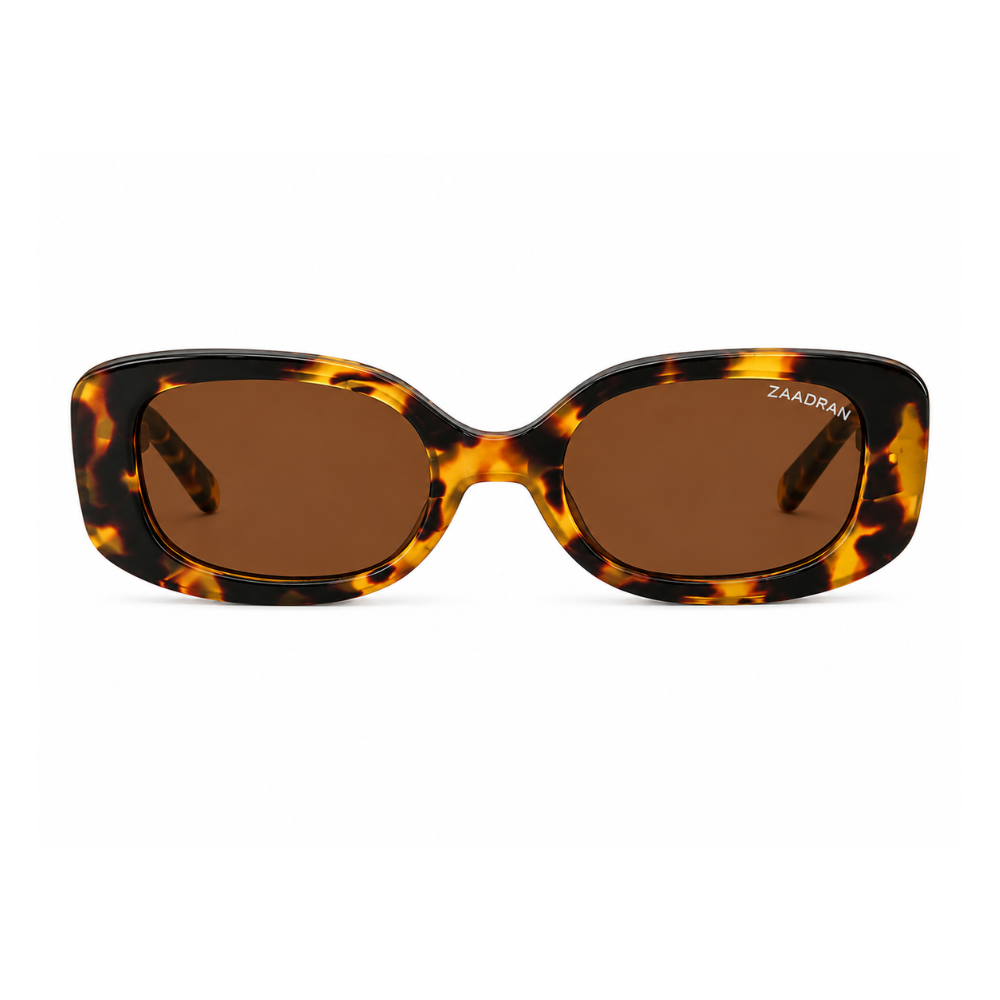 Russia | Leopard Diamond Rectangle Sunglass