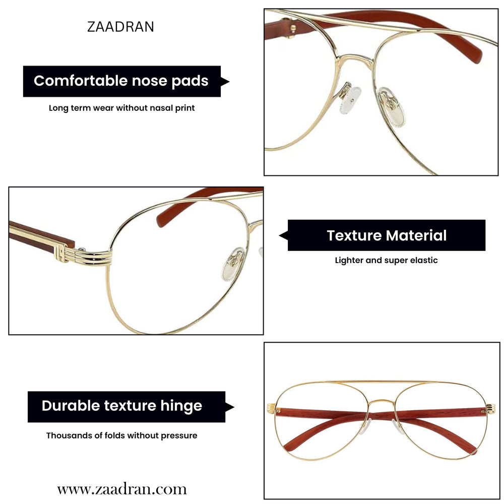 Greece | Golden Transparent Aviator Sunglass