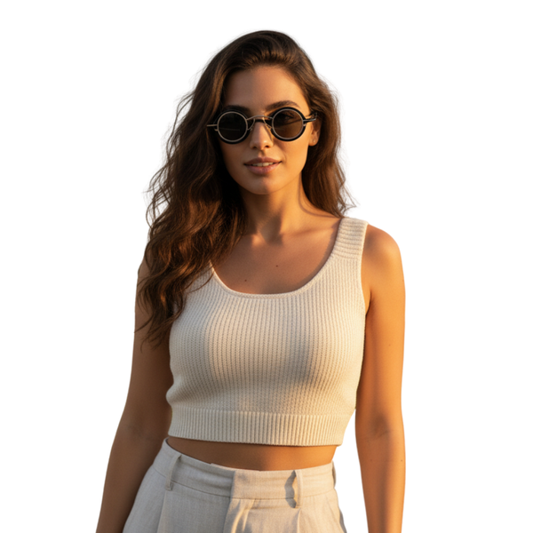Mafia | Black Silver Round Sunglass
