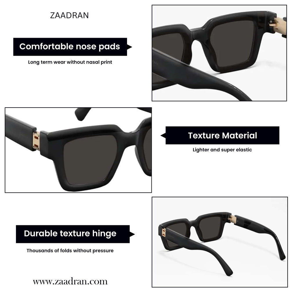 KJ | Black Oversize Sunglass