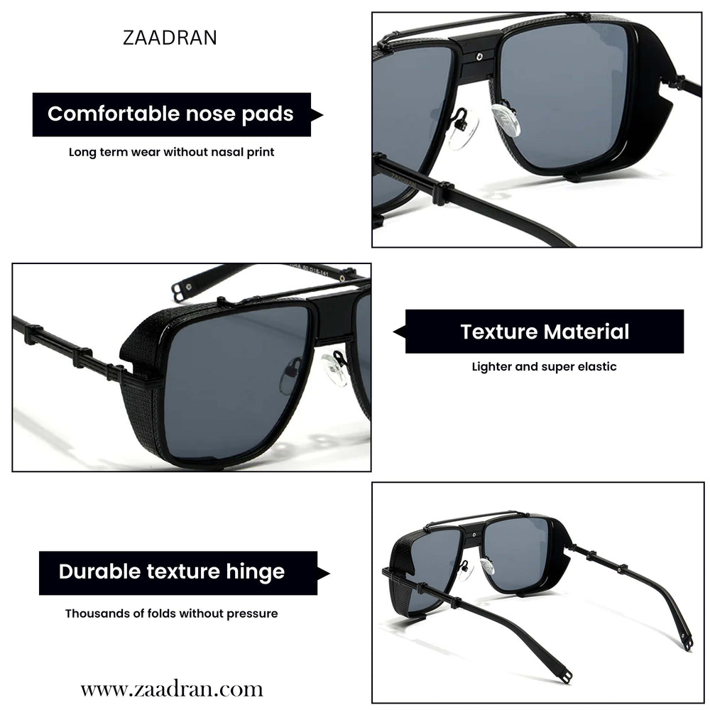 Laos | Black Aviator Sunglass