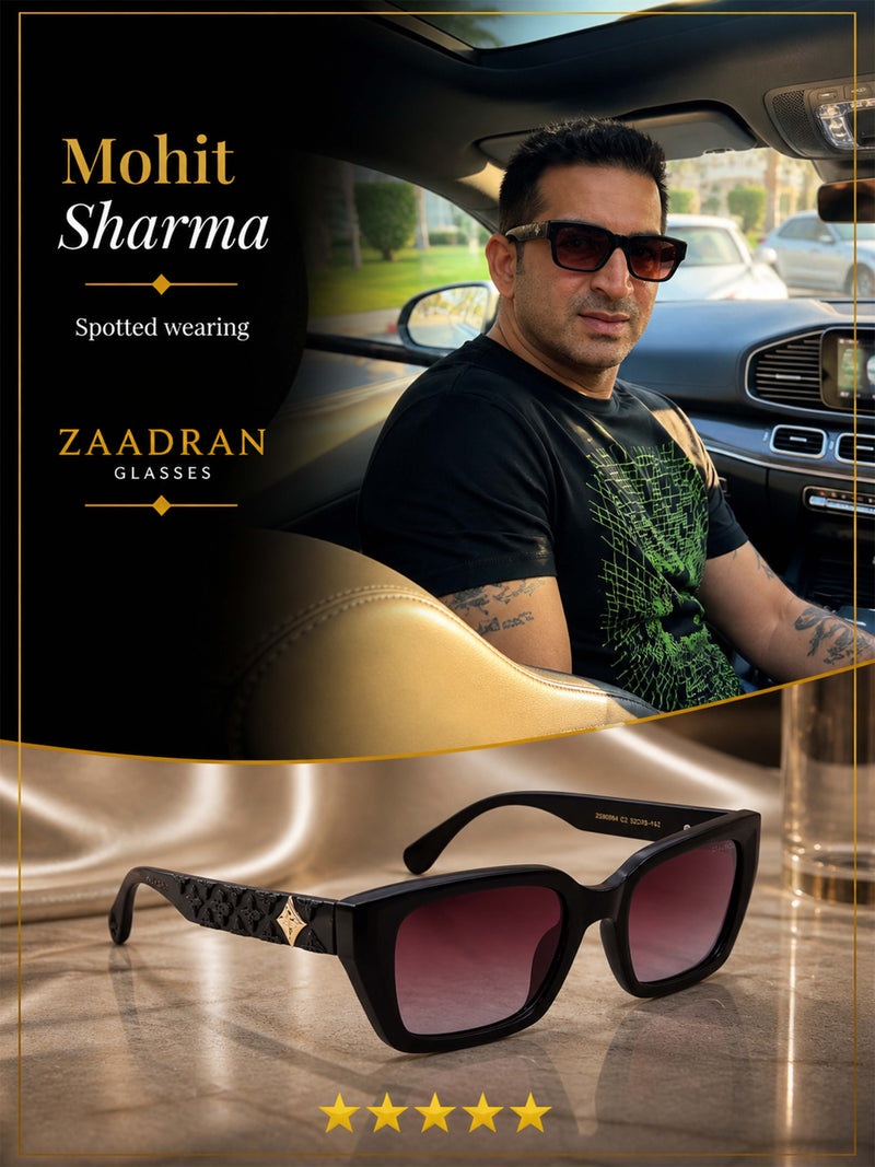 Venezuela | Brown Golden Cateye Wayfarer Sunglass