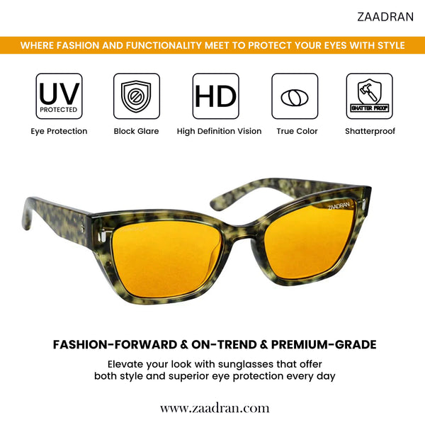 Poland | Yellow Green Wayfarer Sunglass