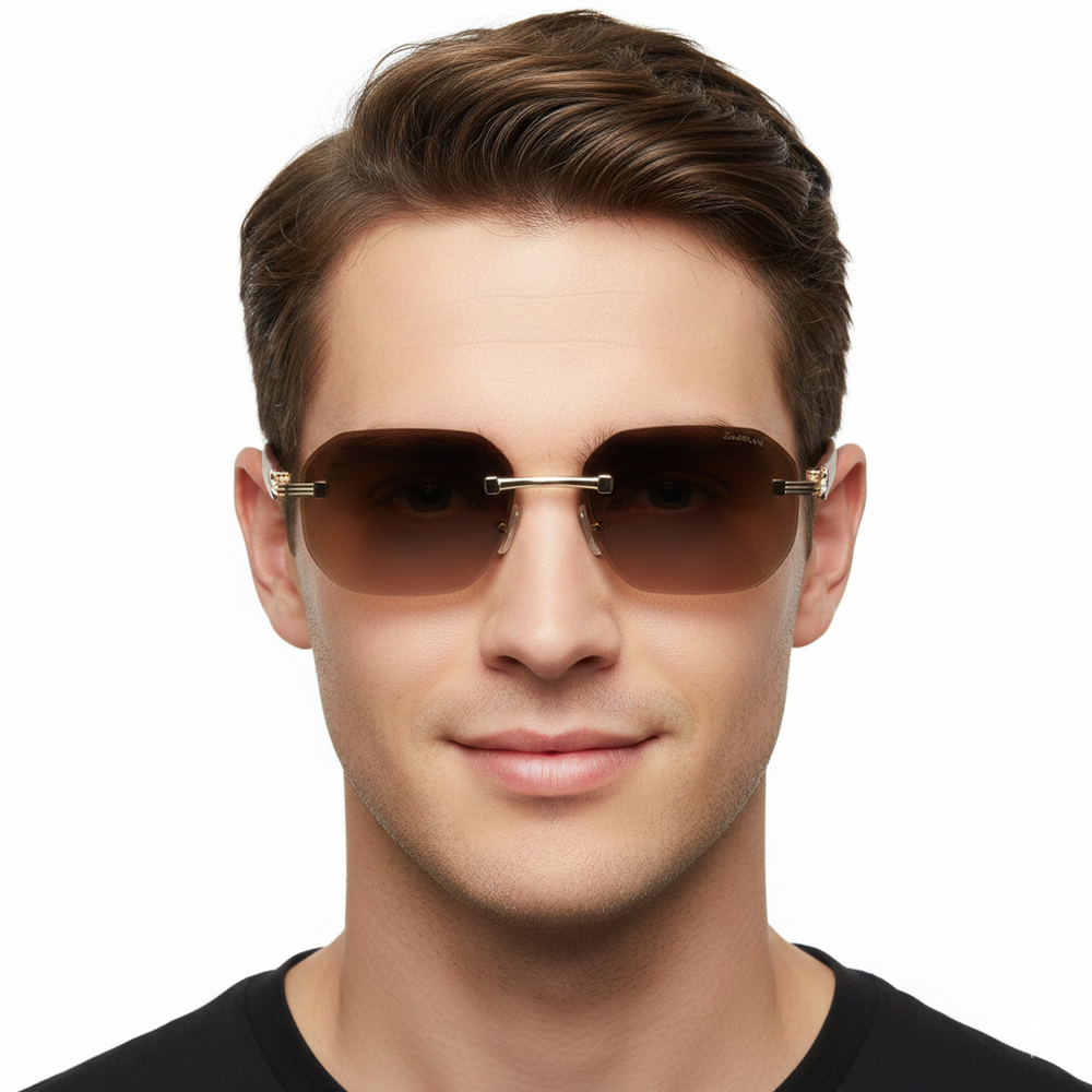 Polished Gradient Goldwood Sunglasses