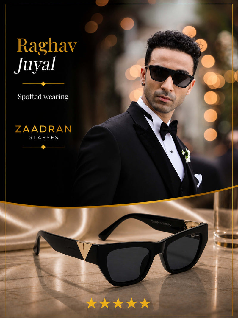 UAE | Black Golden Cateye Wayfarer Sunglass