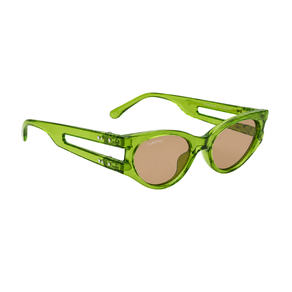Retro Cat-Eye Green Sunglass