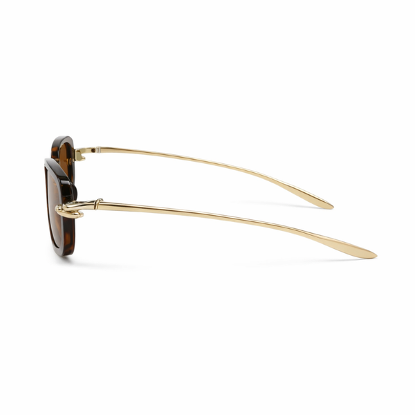 Royal Knot Brown Leopard Sunglass