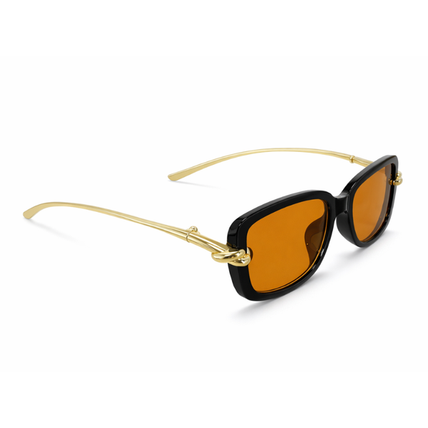 Royal Knot Black Orange Sunglass