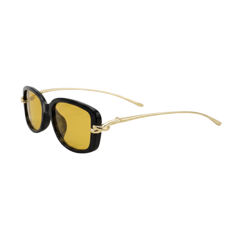 Royal Knot Black Yellow Sunglass