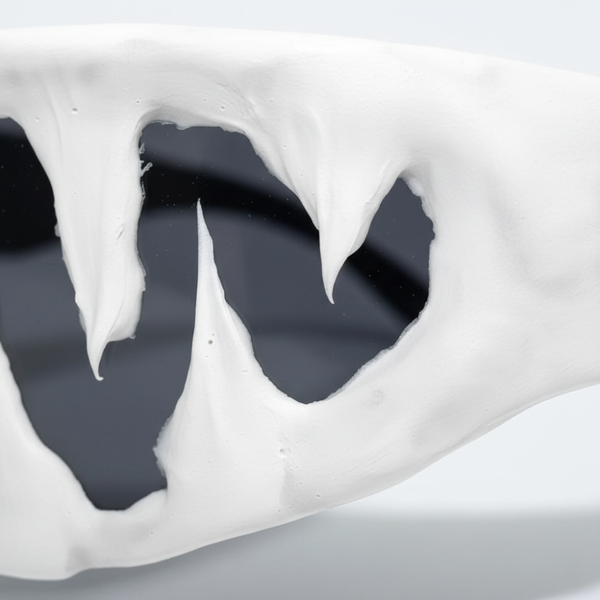 Sculpted Whitefang Noir Sunglass