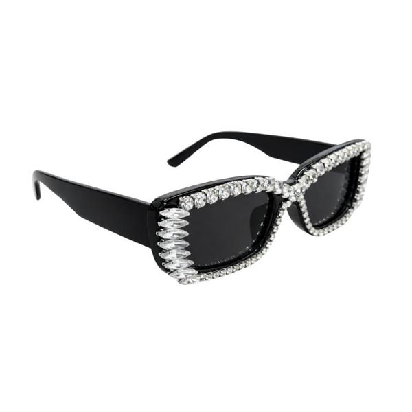 Stardust Crystal Black Sunglass