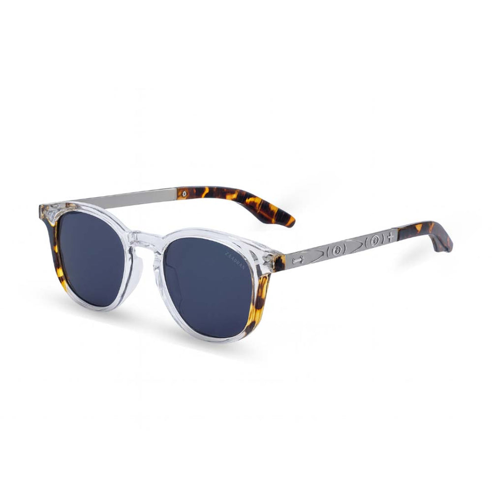 Georgia | White Leopard Oversized Round Sunglass
