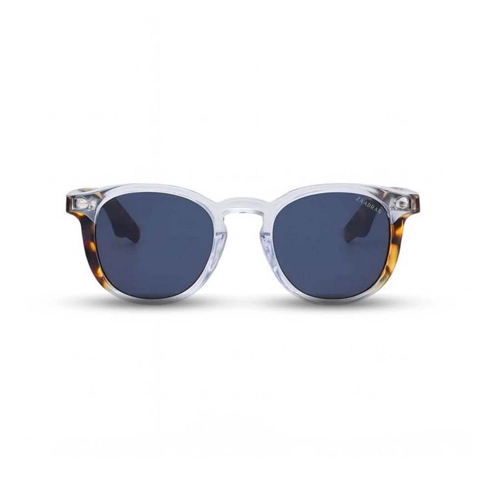 Georgia | White Leopard Oversized Round Sunglass