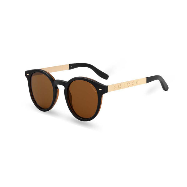 Georgia | Brown Oversized Round Sunglass