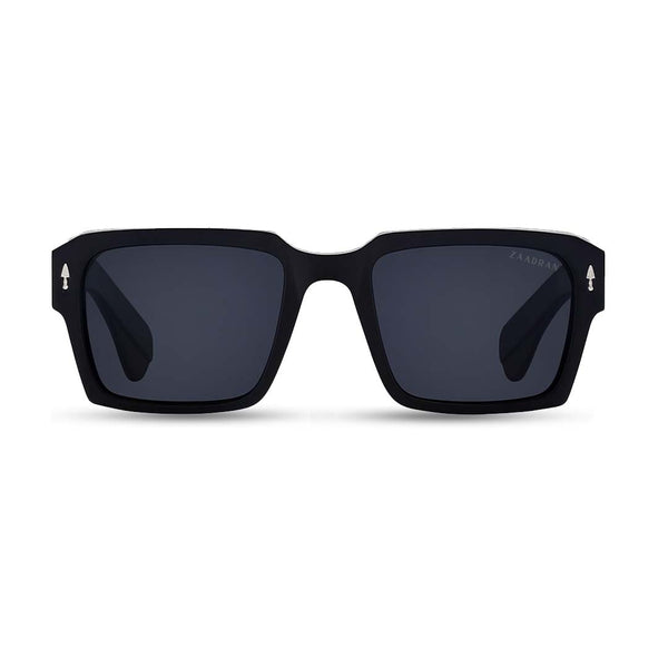 Bagan | Black Silver Wayfarer Sunglass