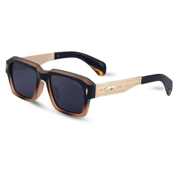 Bagan | Black Brown Wayfarer Sunglass