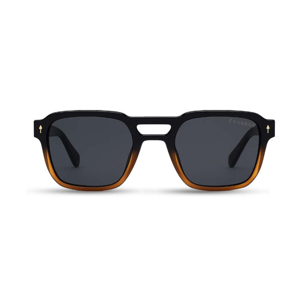 Europe | Golden Black Brown Aviator Sunglass