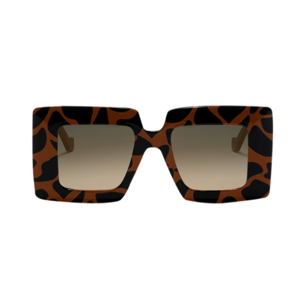 Sydney | Panther Wayfarer Oversize Sunglass