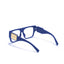 New York | Blue Transparent Oversize Sunglass