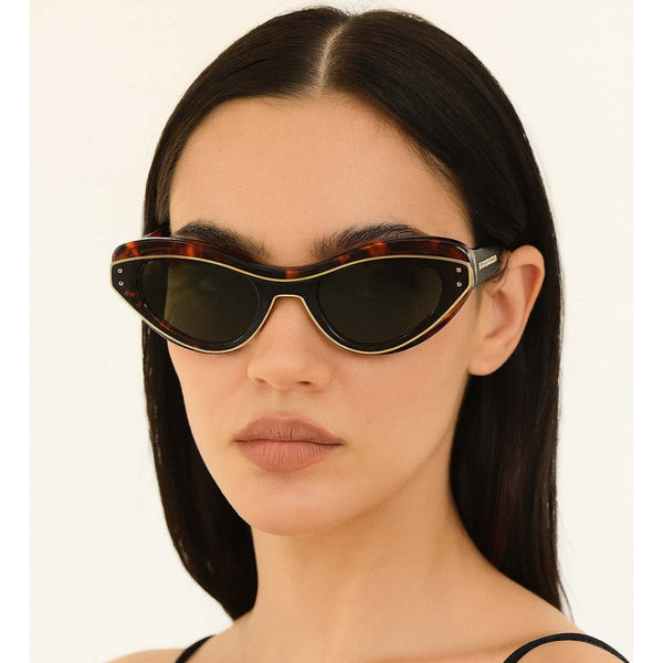 Curv | Panther Golden Cateye Sunglass