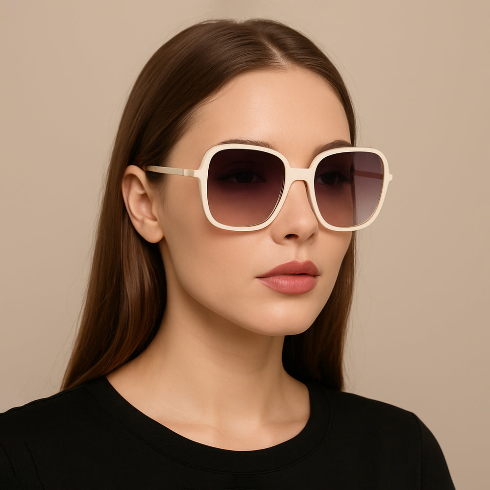 Denmark | Dawn Pink Oversized Wayfarer Sunglass