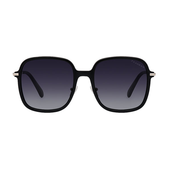 Denmark | Black Oversized Wayfarer Sunglass