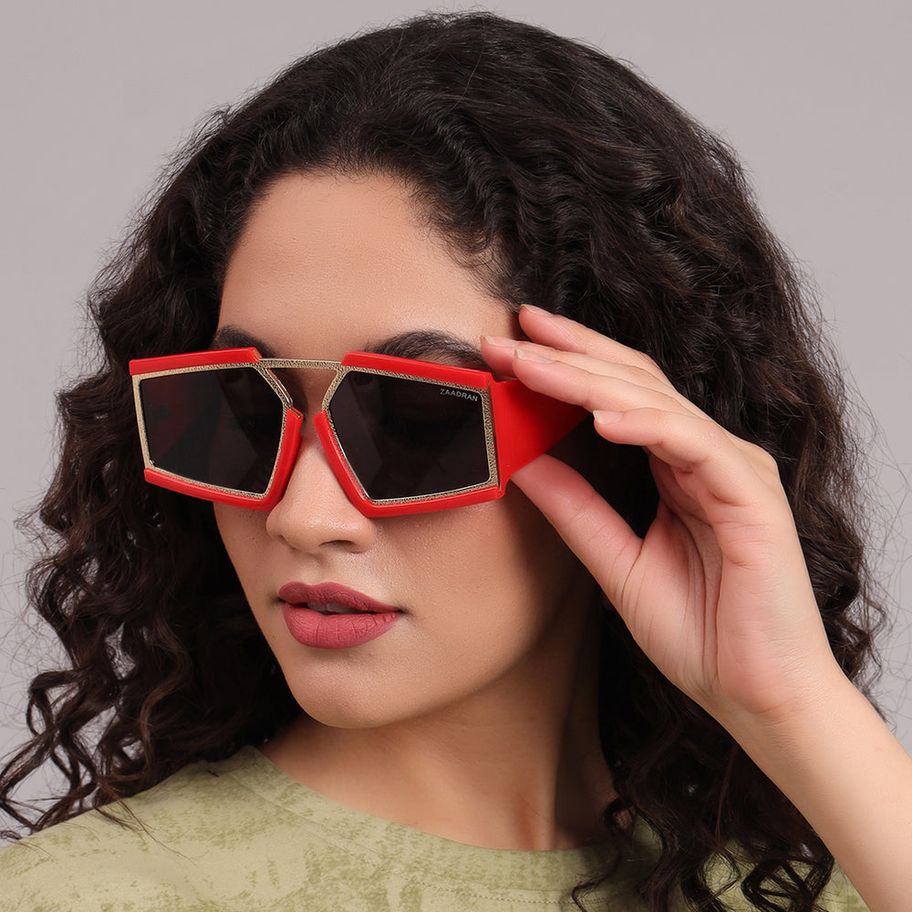 Brazil | Red Wayfarer Oversize Sunglass