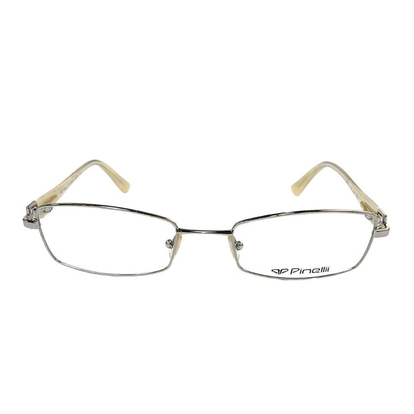 Silver Cream Rectangle Transparent Eyewear | Pinelli Edition Opticals