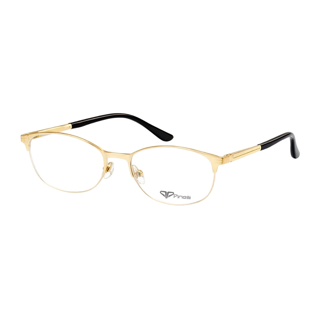 Golden Transparent Wayfarer Eyewear | Pinellii Edition