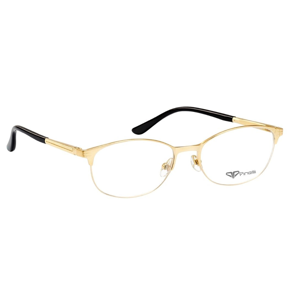 Golden Transparent Wayfarer Eyewear | Pinellii Edition