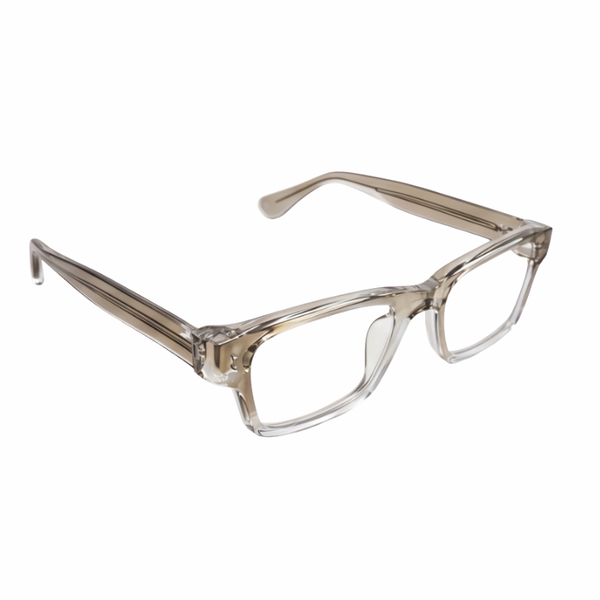 Milano Peach Transparent Square Sunglass