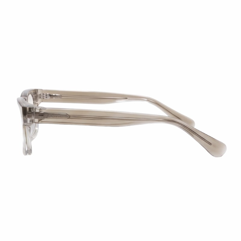 Milano Peach Transparent Square Sunglass